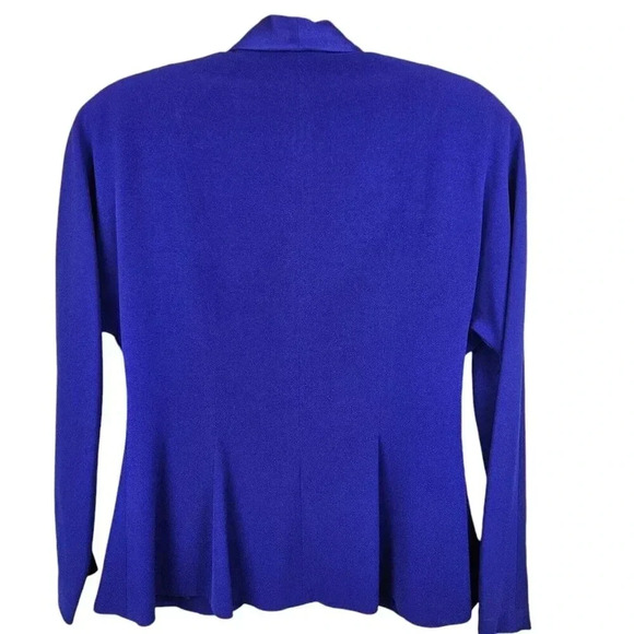 Daymor Couture Vintage Suit Size 10 Purple‎ Beaded Snap Front Blazer Maxi Skirt - Picture 9 of 16